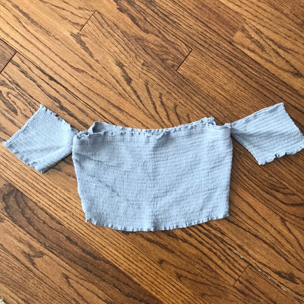 Ribbed crop top